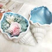 Resim 1 adet Silikon Kabuk Kalıbı, Çimento Mum Tutucuları, Alçı Takı Sergi Tepsisi, Reçine Depolama Dökümü, Çok Amaçlı El Sanatları Kalıbı, Dayanıklı ve Yeniden Kullanılabilir Malzeme 