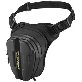 Resim Cbtx Global West Bıkıng Yp0707352 Motosiklet Bacak Çantası Yağ Tankı Çantası Çapraz Çanta - Siyah 