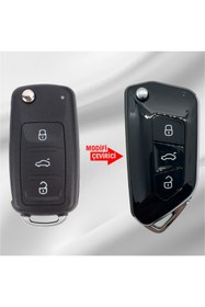 Resim Genel Markalar Volkswagen Uds Golf Jetta Passat Polo Sustalı Çevirici - dönüşüm Kumanda Kabı 3 Buton 