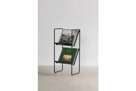 Resim Abronya Ayaklı Kitaplık Raflı Kitap Dergi Düzenleyici 