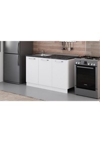 Resim Minar 135 Cm Mutfak Dolabı Beyaz 135-B1-Alt Modül Beyaz 