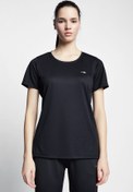 Resim Lescon Siyah Kadın Kısa Kollu T-shirt 22s-2204-22b 