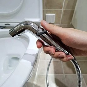 Resim Spiralli Taharetmatik Taharet El Duşu Debi Ayarlı KTS101 