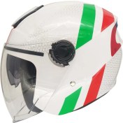 Resim Rsv 618 Güneş Vizörlü Yarım Kask Italyan Desen 