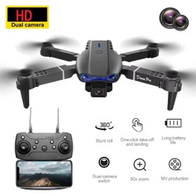Resim BLUE İNTER WİRKMARKT INT E99 Pro HD Katlanabilir Drone Seti Kameralı Çantalı Siyah 