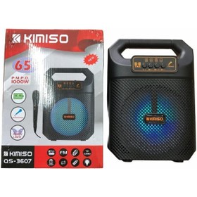 Resim Genel Markalar Karaoke Kimiso Qs-3607 Mikrafonlu Taşınabilir Hoparlör 6,5’’ 