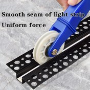 Resim LED Şerit Kanal Rulosu Aleti, 2 Adet Üst Düz/U-İzgara Tekerlekli Plastik Saplı Hızlı Montaj Aracı, 5-8-10mm Genişlikte LED Şeritler İçin, Paskalya ve Fantazi Temaları için Mükemmel Dekoratif Aydınlatma Kurulumu | Tematik Aydınlatma Aksesuarı 
