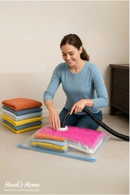 Resim HANK 1 Adet XXL Büyük Boy Vakumlu Hurç 80X100 