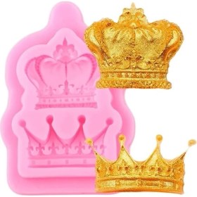 Resim Pasta Market 2'li Taç Mini Silikon Kalıp 