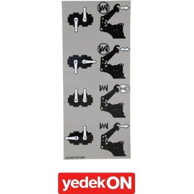 Resim AGCO Ön Bağlantı Talimat Etiketi - Massey Ferguson / Fendt / Valtra | ACW0107290 