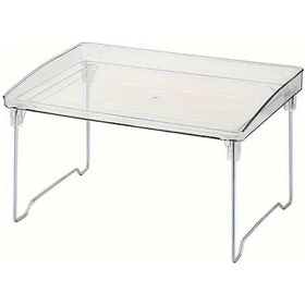 Resim Sinuoshop 1 Kat Transparan Katlanır Akrilik Makyaj Organizer Kozmetik Saklama Ünitesi 