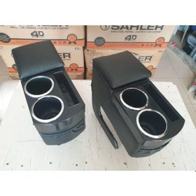 Resim Montajsız Bardaklı Deri Kolçak Vidalamadan Montaj 