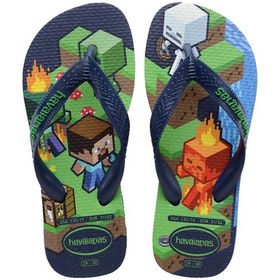 Resim Crocs Havaıanas Kids Minecraft Çocuk Terlik 4145125 Lacivert 
