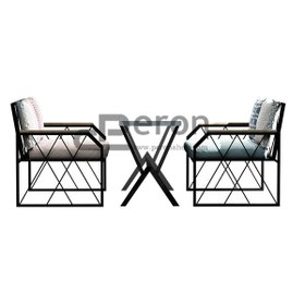 Resim Slim İkili Oturma Grubu - kombin 3 - lila / siyah mermer 