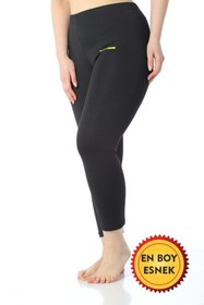 Resim FF FİT FORM GİYİM Extra Termal Siyah Etkili Sauna Tayt 