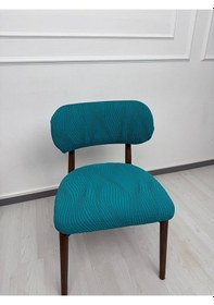 Resim Bohem Sandalye Kılıfı İndigo 