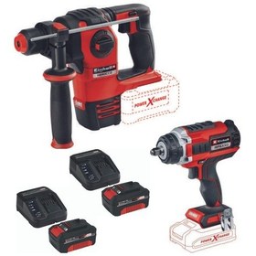 Resim Einhell Herocco 18 V Kırıcı İmpaxxo 18/400 Somun Sıkma 2 x 4.0 Set 