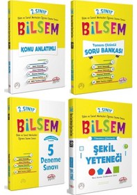 Resim Editör 2. Sınıf Bilsem Hazırlık Kitapları Seti 4 Lü Set Yeni 2020 