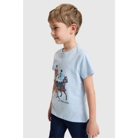 Resim U.s. Polo Assn. Erkek Çocuk Açık Mavi Tişört 50327028-VR003 
