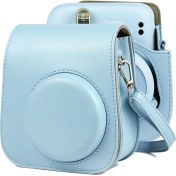 Resim Ykd Store Fujıfılm Instax Mini 11 Için Deri Kamera Çantası Siyah (Yurt Dışından) 