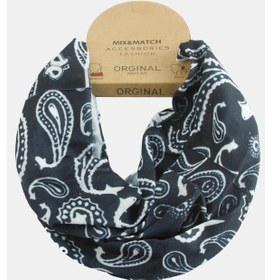 Resim Çini Desenli Bandana Boyunluk Çok Renkli 