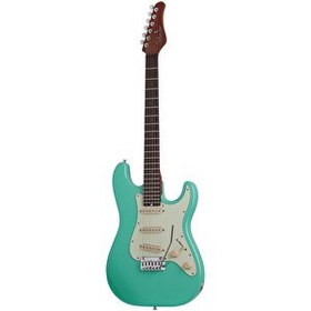 Resim Schecter Nick Johnston Traditional Atomic Green Elektro Gitar 