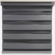 Resim Elegance Ok Deep Zebra Stor Perde 80x200cm Gri 