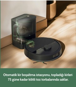 Resim iRobot Roomba Max 705 Robot Süpürge + AutoEmpty (Siyah) 