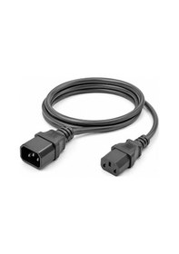 Resim 10 Adet - Power Uzatma Güç Kablosu - C13 To C14 Bakır Kablo - 1.8 Metre 