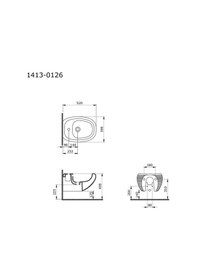 Resim Bocchi Strata Asma Bide Beyaz - 1413-001-0120 Beyaz 