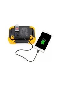 Resim 750 Lümen Powerbank Şarjlı Işıldak Açık Gri 