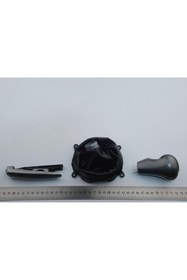 Resim TM Vites topuzu seti Honda Civic 2006-2012 FD6 (Vites Körüğü - El Fren Kolu Düğmesi - Vites topuzu) 