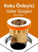 Resim adornazzle Koku Önleyici Gider Süzgeci, Böcek Önleyici Lavabo Gider Aparatı, Duş Gideri Koku Önleyici 