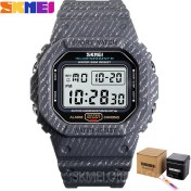 Resim Hanyang Gri Kutu ile Skmeı Açık Spor Izle Erkekler Dijital Saat 5bar Su Geçirmez Çalar Saat Kovboy Askeri Moda Saatler Relogio Masculino 1471 (Yurt Dışından) 