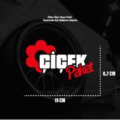 Resim ARONA Çiçek Paket Sticker Evrensel Sticker Etiket Modeli 