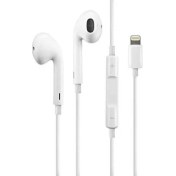 Resim Torima I7 Lighthing To Stereo Earphone Kablolu Kulaklık Beyaz 