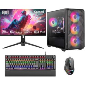 Resim Dragos DRX6945 I7 12700K 16GB Ram 1tb Nvme 8gb RTX4060 27 Inç 240Hz Curved Oyuncu Bilgisayarı 