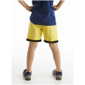 Resim Denokids Mushi Sarı Erkek Çocuk Gabardin Şort Çok Renkli 