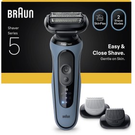 Resim Braun Series 5 Elektrikli Tıraş Makinesi, Islak ve Kuru, Hassas Düzeltici, Vücut, 52-A1650S 