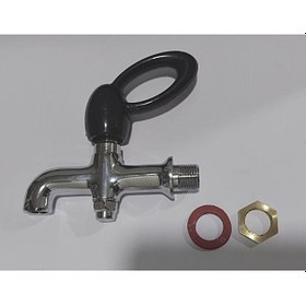 Resim Korkmaz Uyumlu Çaykolik Semaver Çay Kazanı Musluğu 12Mm 