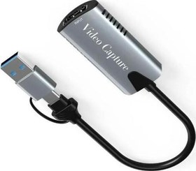 Resim 4K HDMI Video Yakalama Kartı – Çift Giriş (USB & Type-C), Tak-Çalıştır 