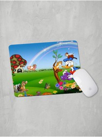 Resim Panorama Ajans Donald Duck Looney Tunes Dc Çizgi Film Nostalji Mouse Pad 