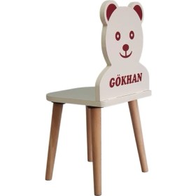 Resim Liva Ahşap Ahşap Çocuk Sandalyesi (Ayıcıklı) 