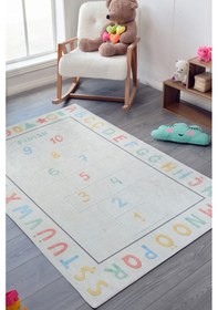 Resim Sare By Alfabe Bebek Çocuk Genç Odası Halısı Bebek Çocuk Genç Odası Halısı 