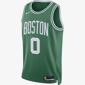 Resim Nike Boston Celtics Icon Erkek Yeşil Basketbol Forması 