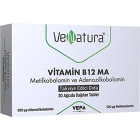 Resim VeNatura Vitamin B12 MA Takviye Edici Gıda 30 Tablet 