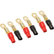 Resim Suntek 3 Çift 1/0 Awg Araba Ses Güç Topraklama Kablosu Halka 