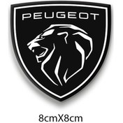 Resim Peugeot 3d Damla 2 Li Sticker Logo 1 