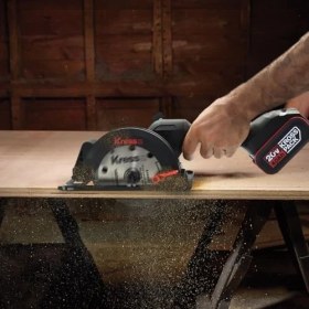 Resim KUE11.9 20VOLT Kömürsüz 140MM Profesyonel Çok Amaçlı Daire Testere (Akü Dahil Değildir) 