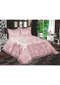 Resim Prestij Home Jakarlı Şönil Pike Yatak Örtüsü Takımı Aden 